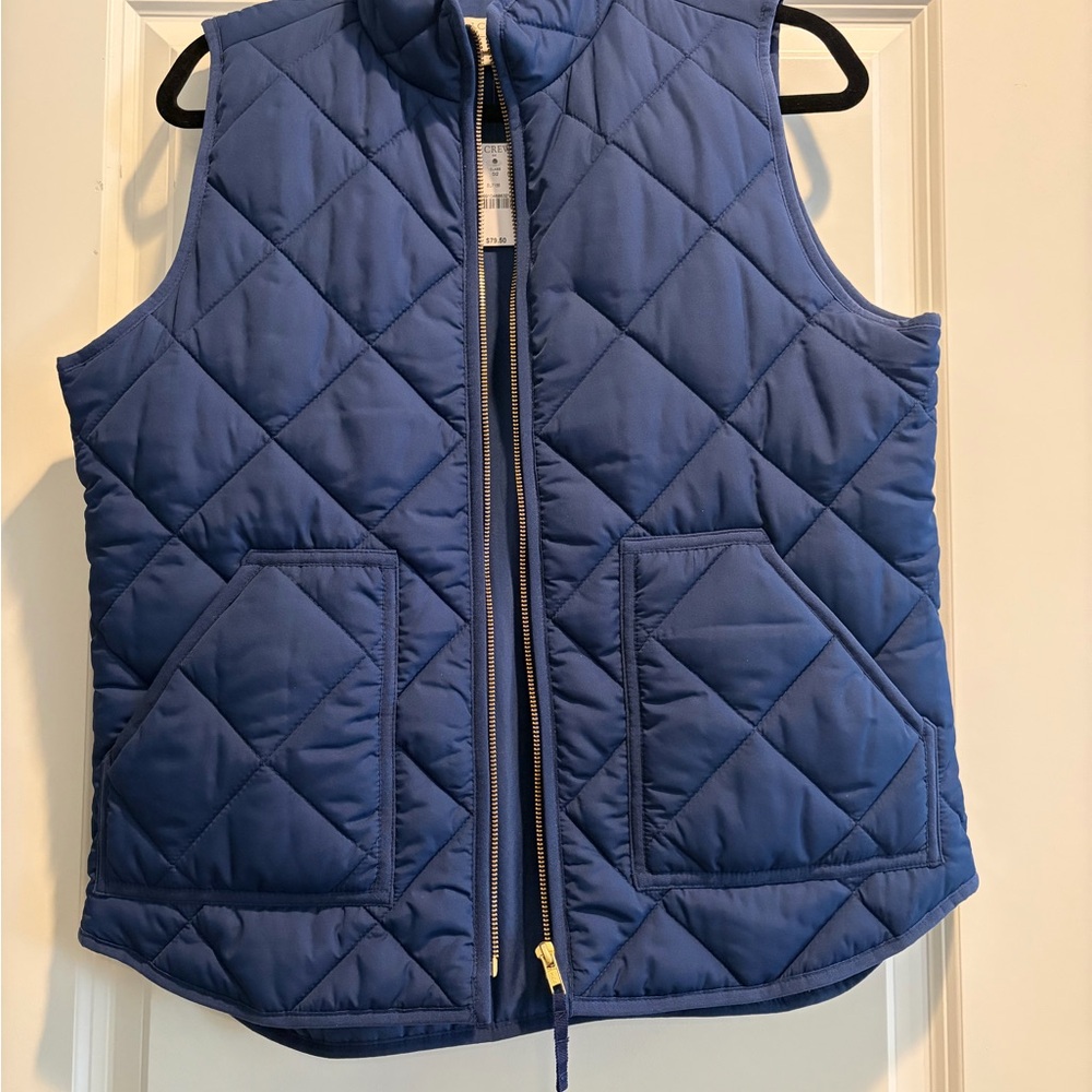 Blue Quilted Vest